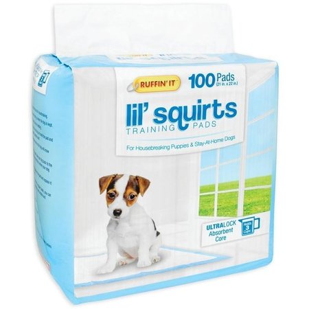 RUFFINIT Lil' Squirts Dog Training Pad, 22 in L, 21 in W 82100